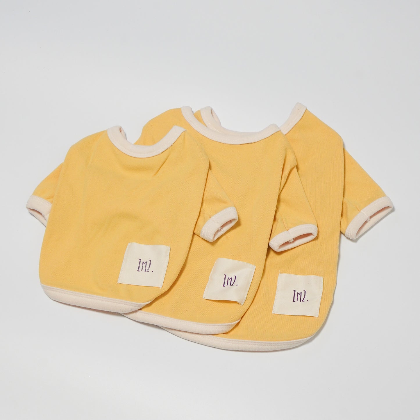 パイピングTシャツ YELLOW